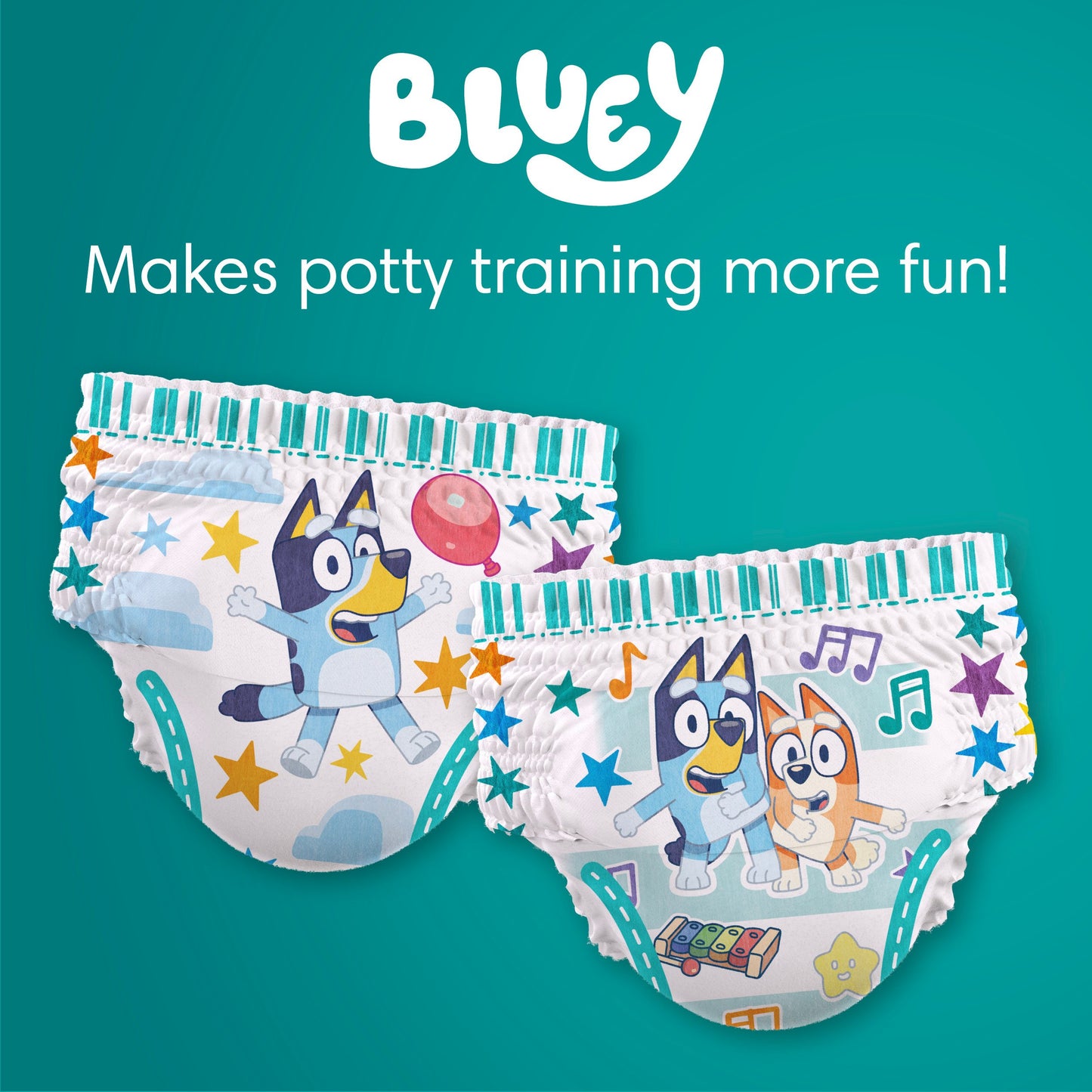 Pampers Easy Ups Bluey Training Underwear - Size 8 (6T-7T)