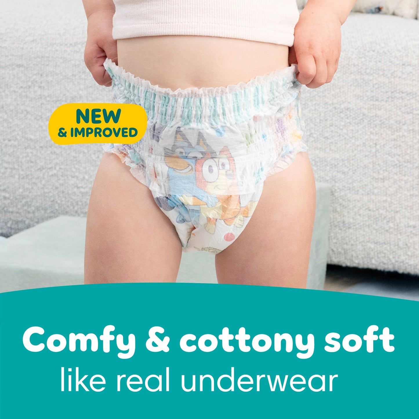 Pampers Easy Ups Bluey Training Underwear - Size 8 (6T-7T)