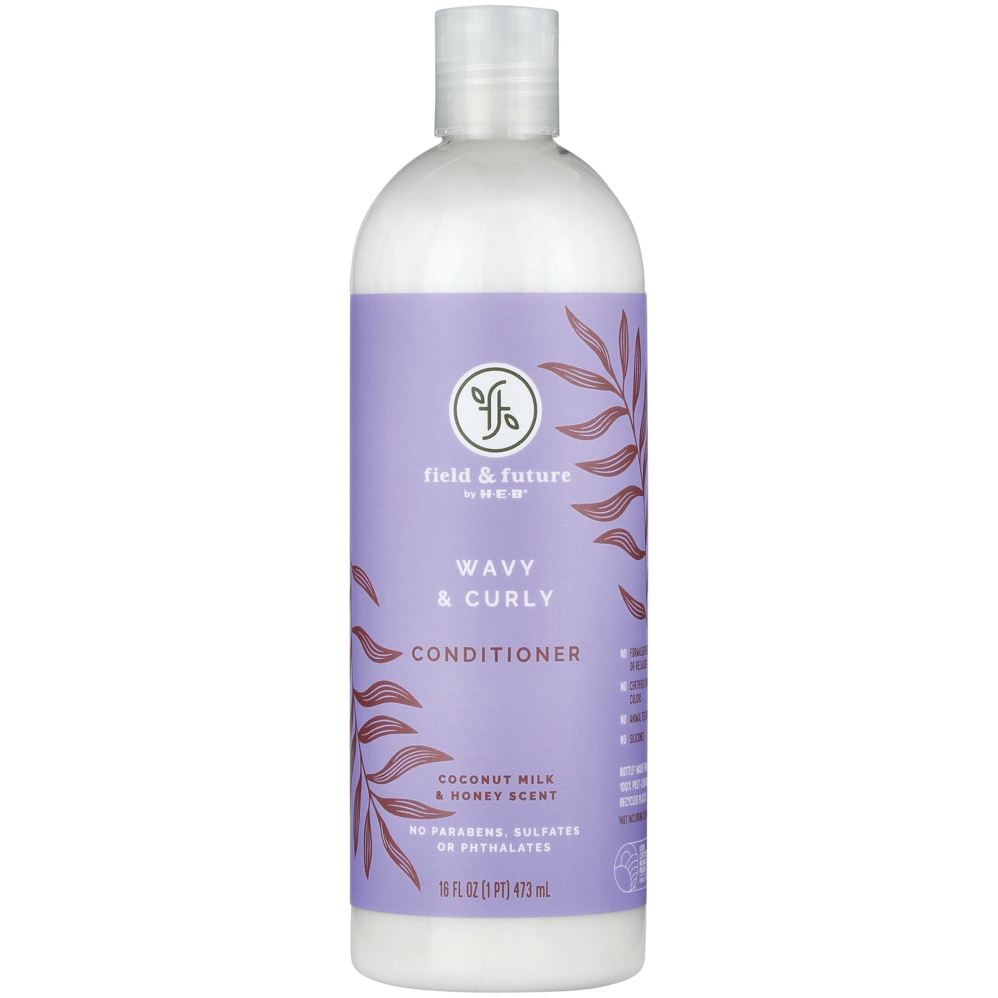 Field & Future by H-E-B Conditioner for Wavy & Curly Hair - Coconut Milk & Honey Scent