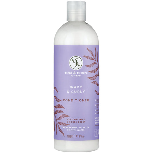 Field & Future by H-E-B Conditioner for Wavy & Curly Hair - Coconut Milk & Honey Scent