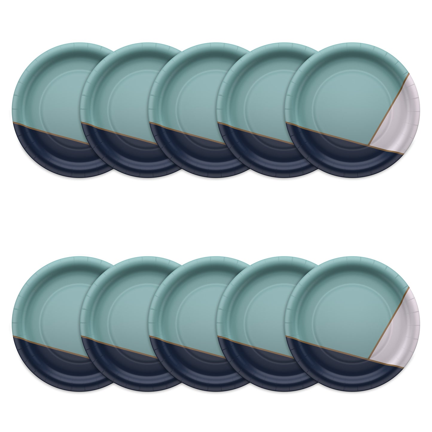 American Greetings Abstract Design 9" Paper Plates