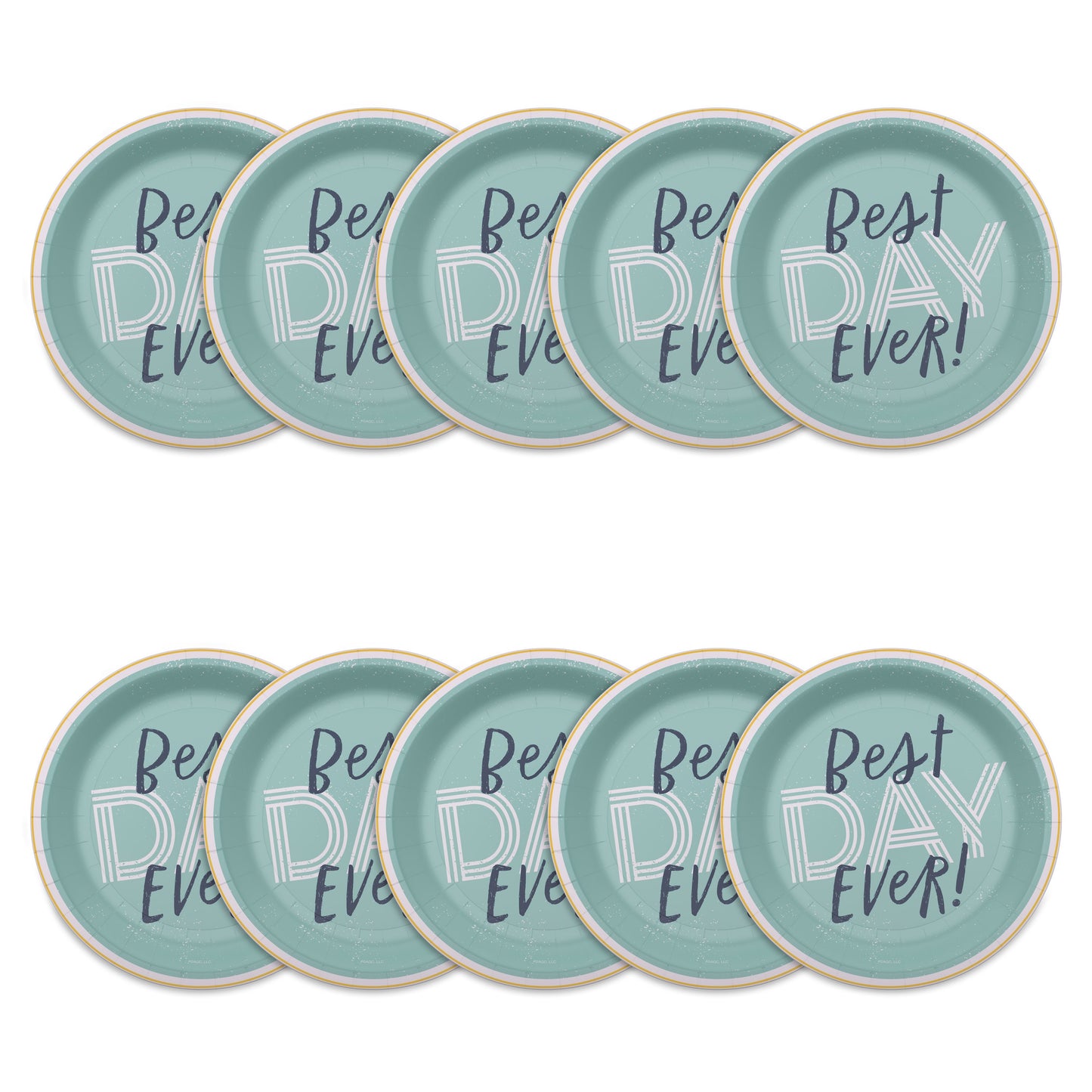 American Greetings Best Day Ever 7" Paper Plates