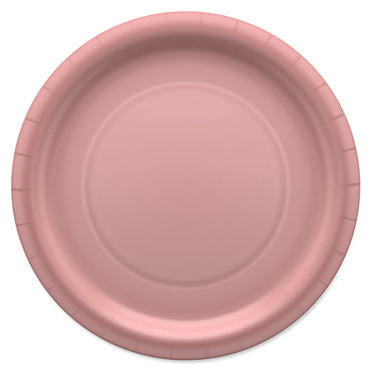 American Greetings Pink 9'' Paper Plates