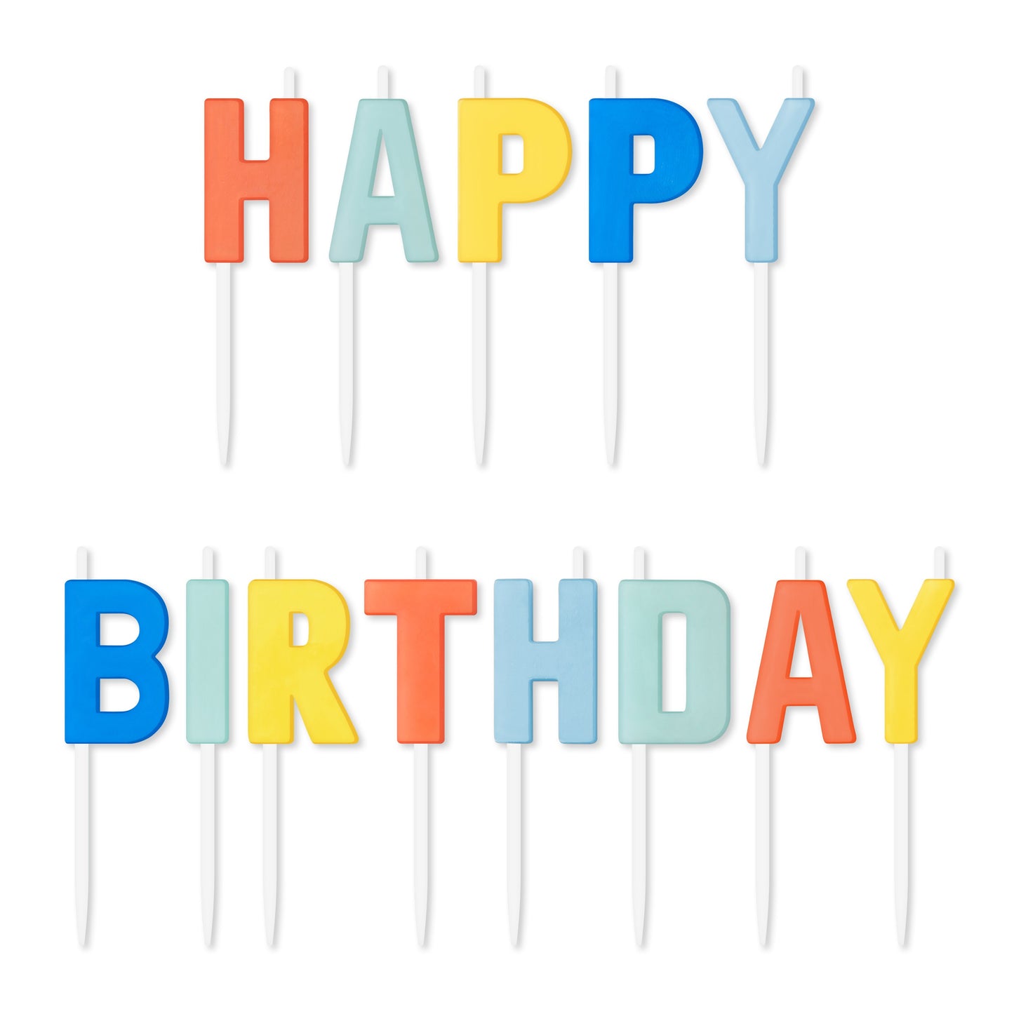 American Greetings Colorful Happy Birthday Toothpick Candles