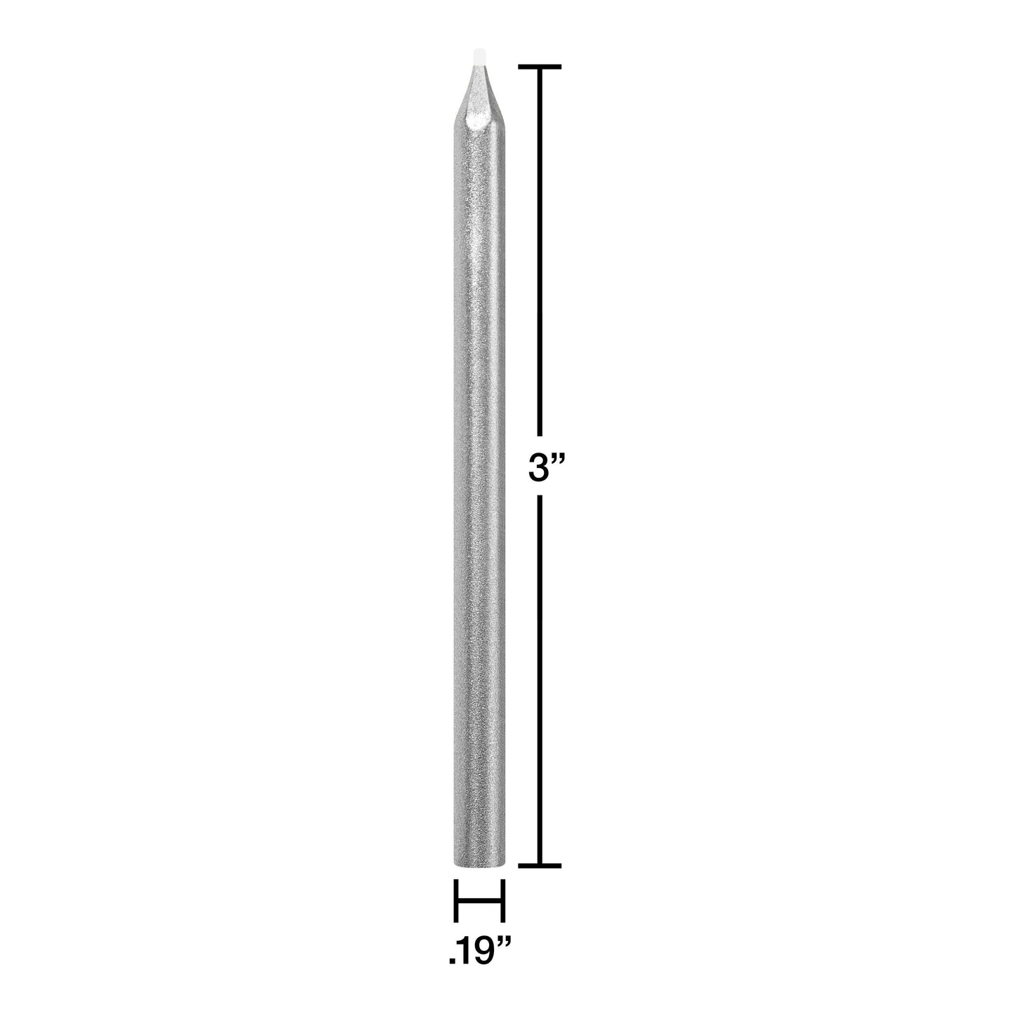 American Greetings Long Thin Assorted Metallic Birthday Candles