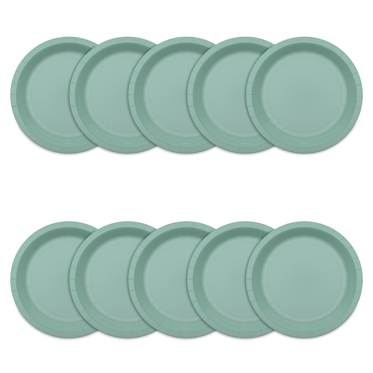 American Greetings Green 7" Paper Plates