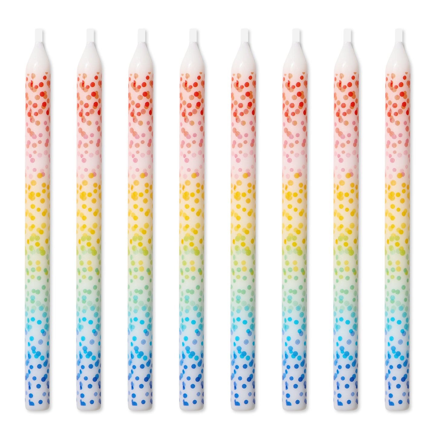 American Greetings Multi-Colored Scattered Dots Birthday Candles