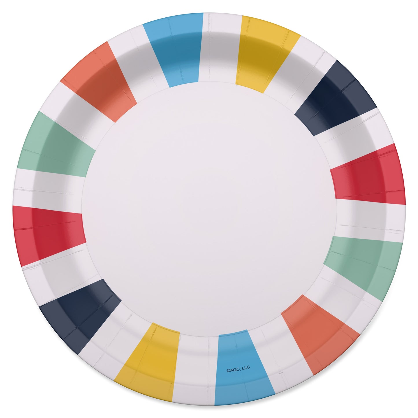 American Greetings Multicolored Deco 7" Paper Plates