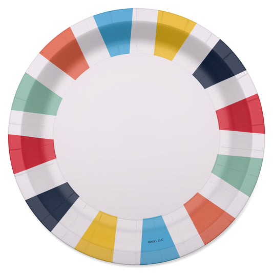 American Greetings Multicolored Deco 7" Paper Plates