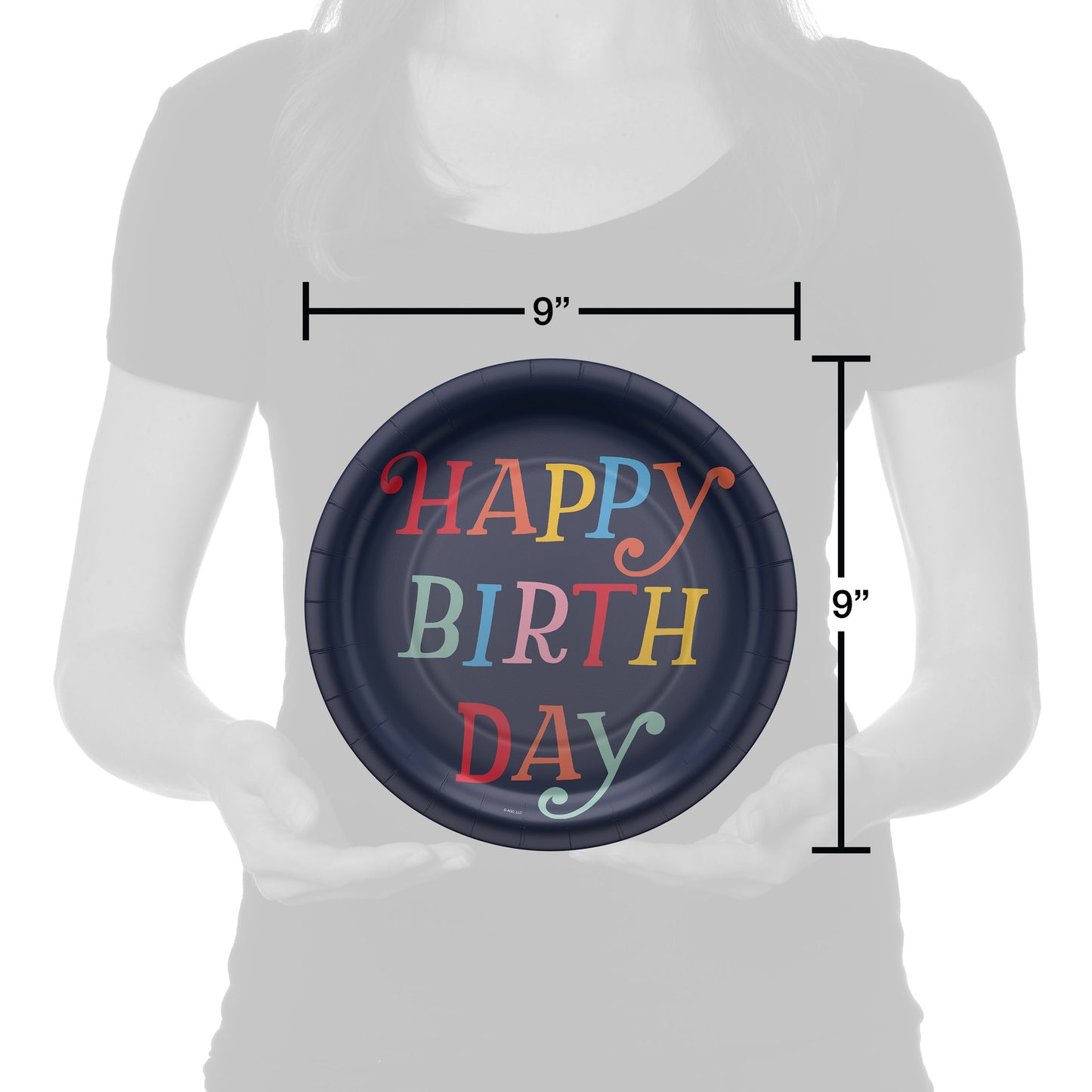 American Greetings Happy Birthday 9" Paper Plates