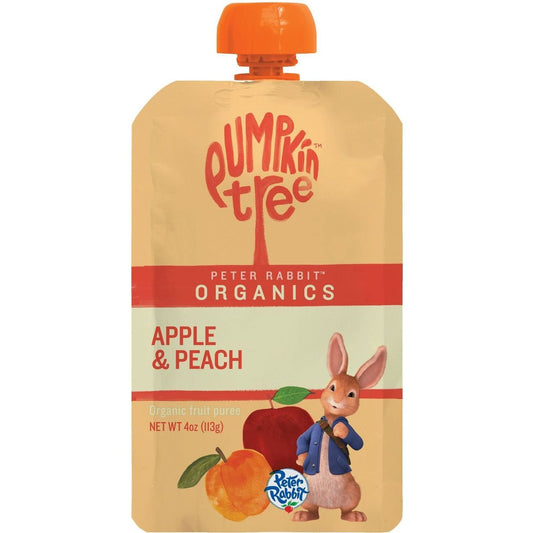 Pumpkin Tree Organics Baby Food Pouch - Apple & Peach