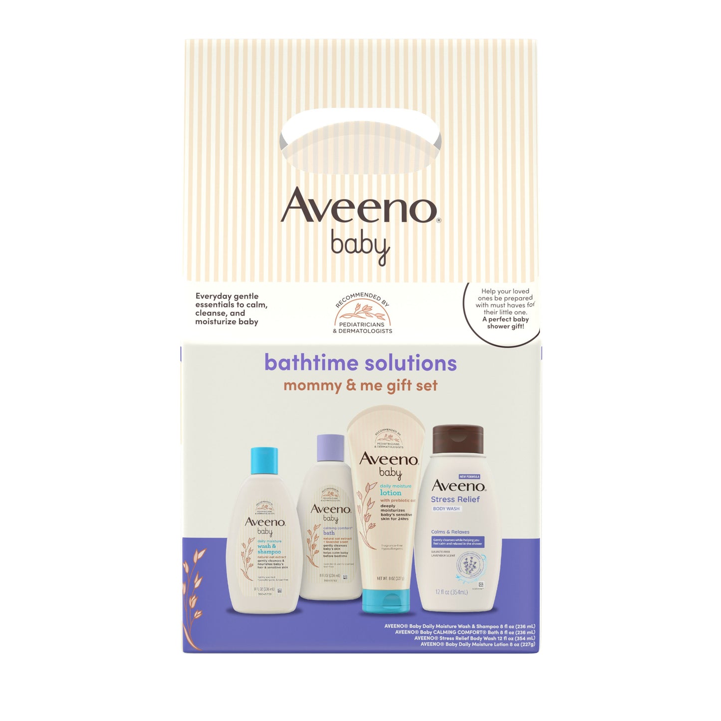 Aveeno Baby Bathtime Solutions Mommy & Me Gift Set