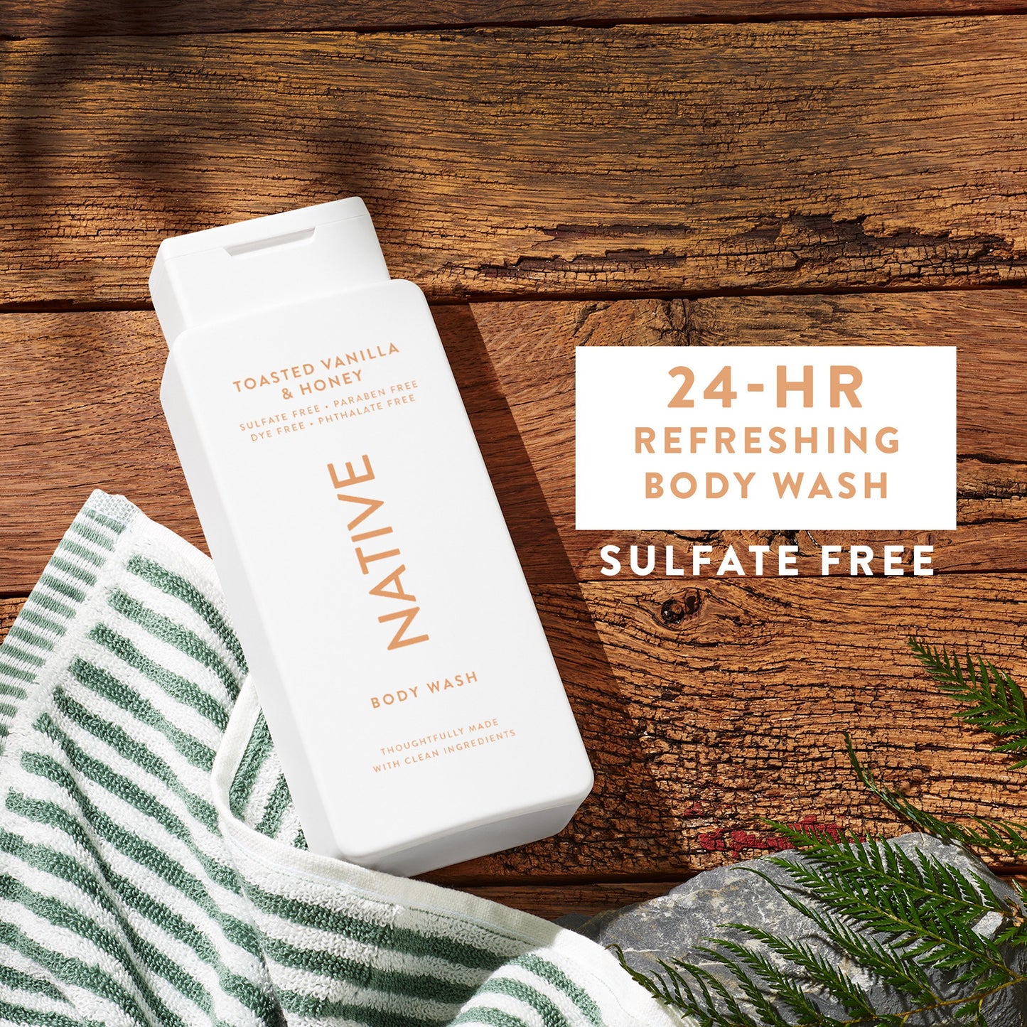Native Toasted Vanilla & Honey Body  Wash