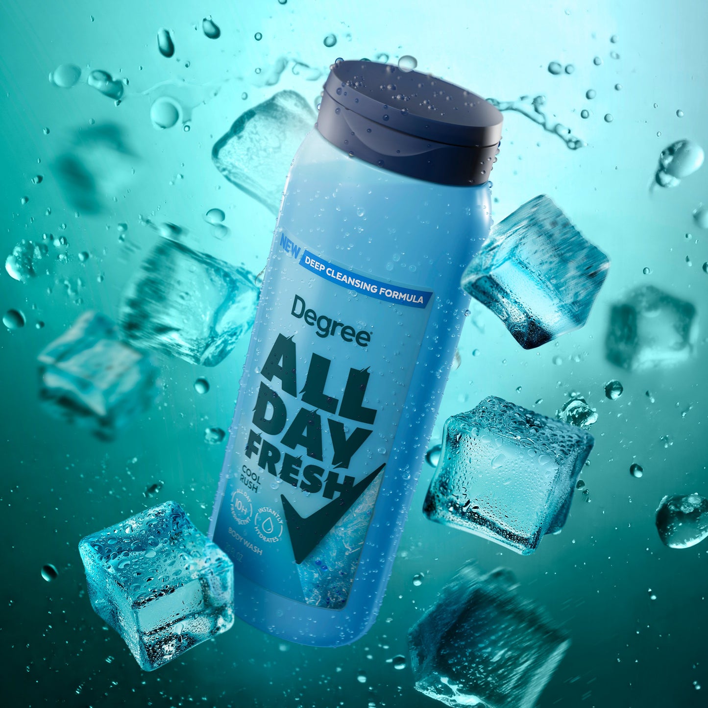 Degree Men Deep Cleansing All Day Fresh Body Wash - Cool Rush