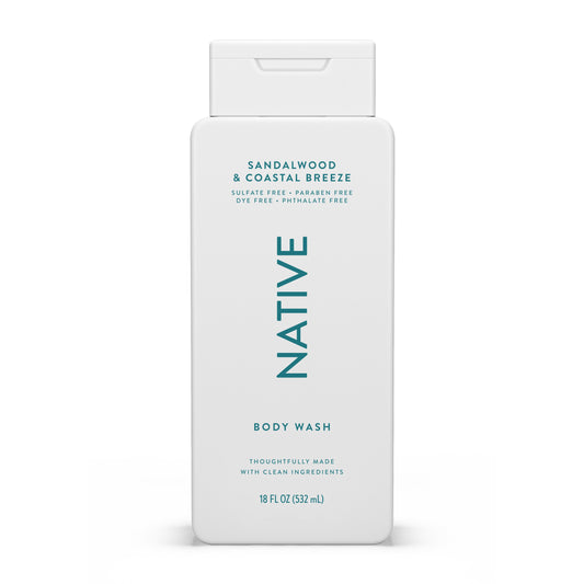 Native Sandalwood & Coastal Breeze Body Wash