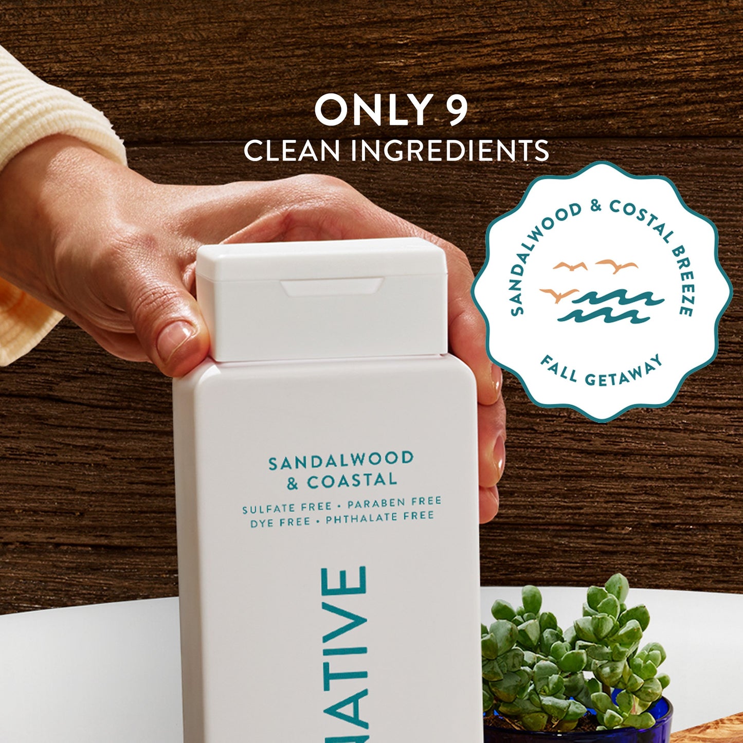 Native Sandalwood & Coastal Breeze Body Wash