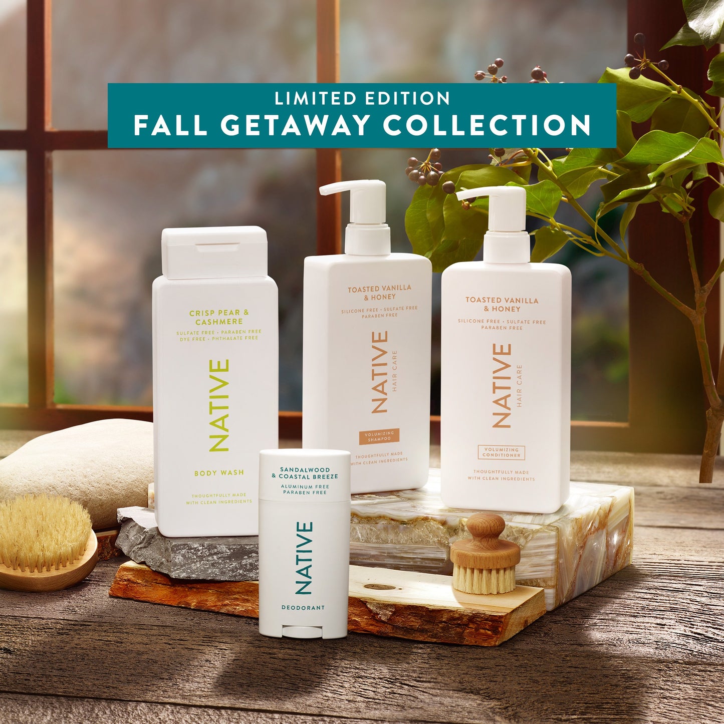 Native Sandalwood & Coastal Breeze Body Wash