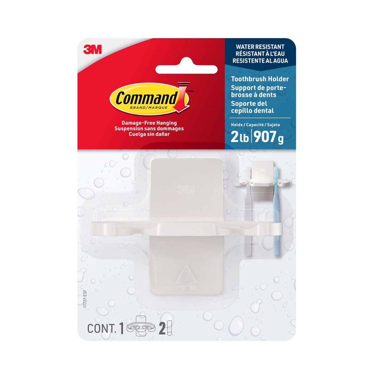 Command Toothbrush Holder