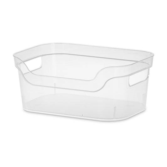 Sterilite Small Open Bins - Clear, 2 pk