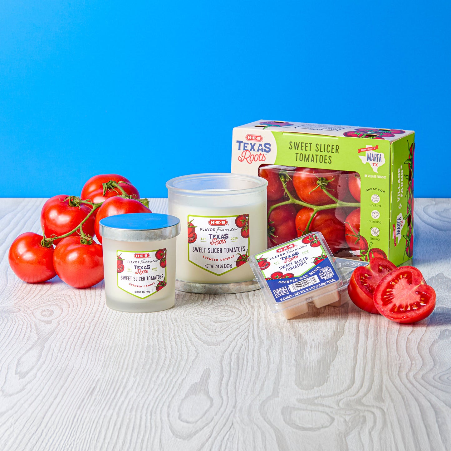 H-E-B Flavor Favorites Texas Roots Sweet Slicer Tomatoes Scented Candle