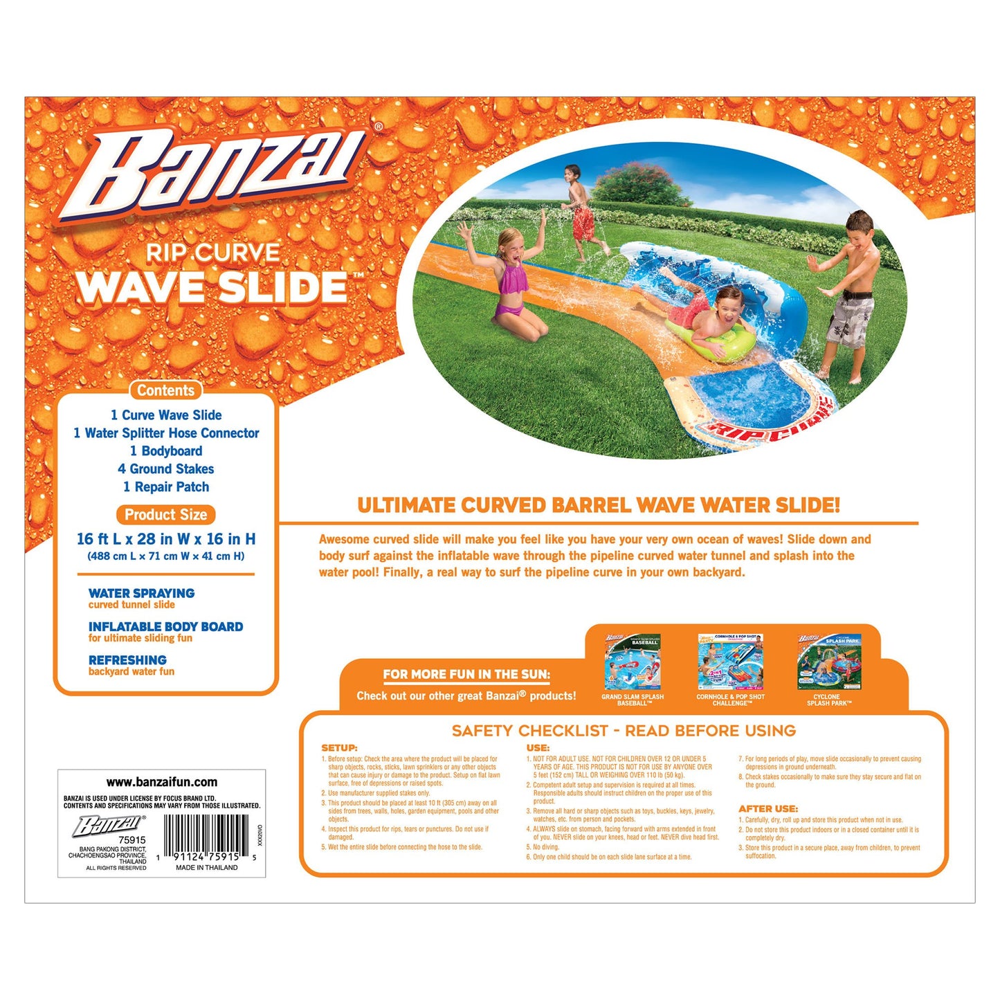 Banzai Rip Curve Wave Water Slide