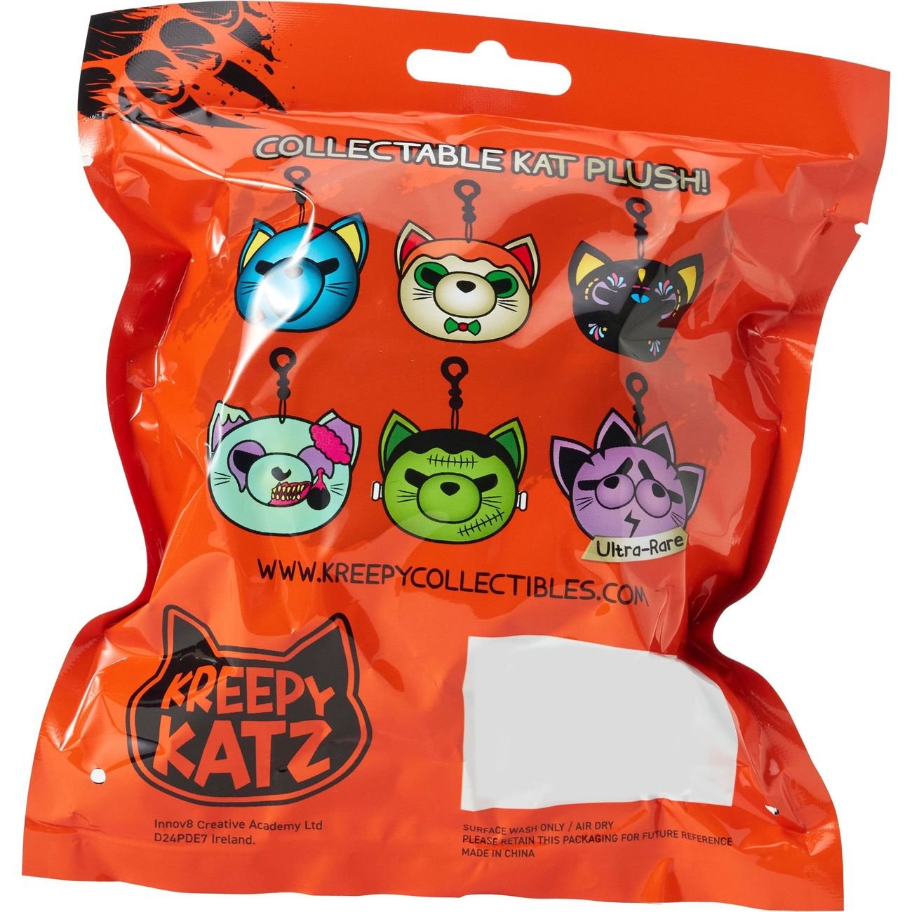 Kreepy Katz Collectible Plush Clip On - Series 1