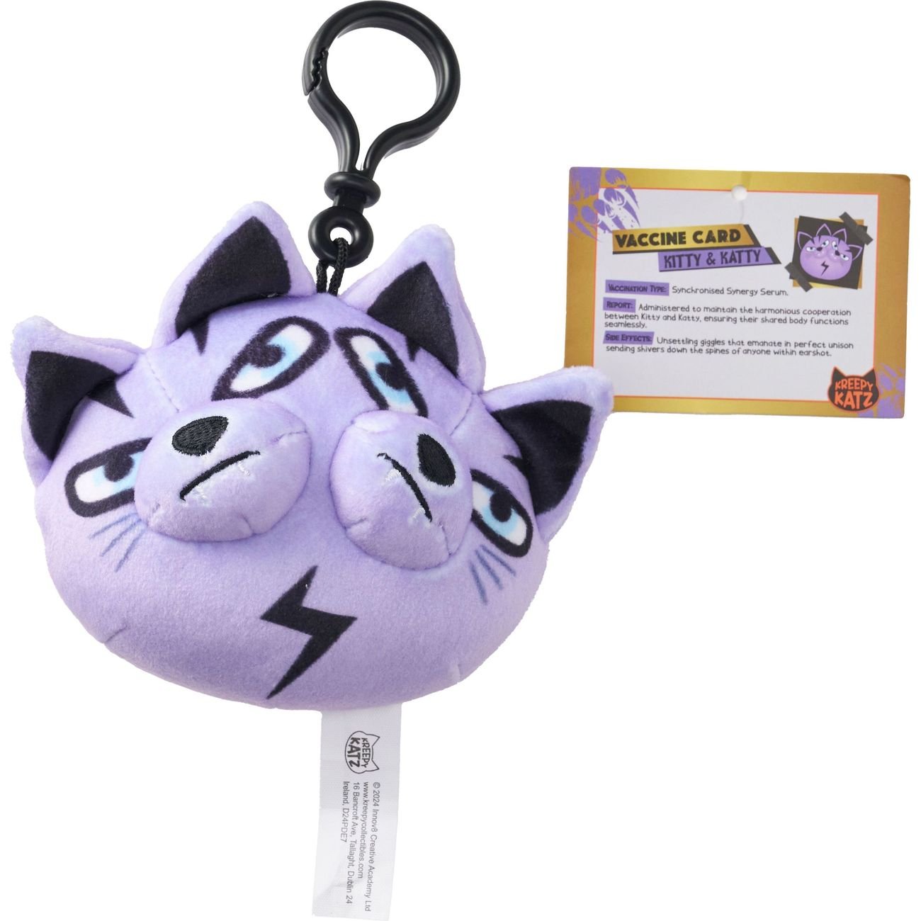 Kreepy Katz Collectible Plush Clip On - Series 1
