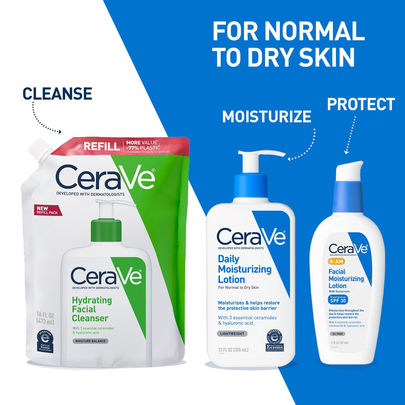 CeraVe Hydrating Cleanser Refill Pouches