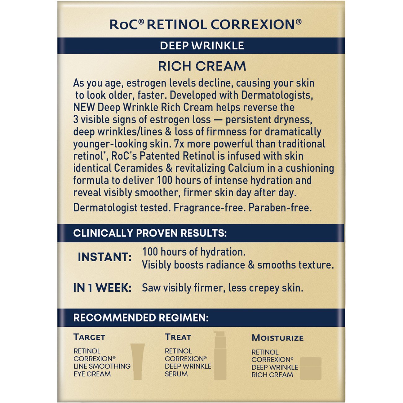 Roc Retinol Correxion Deep Wrinkle Rich Cream