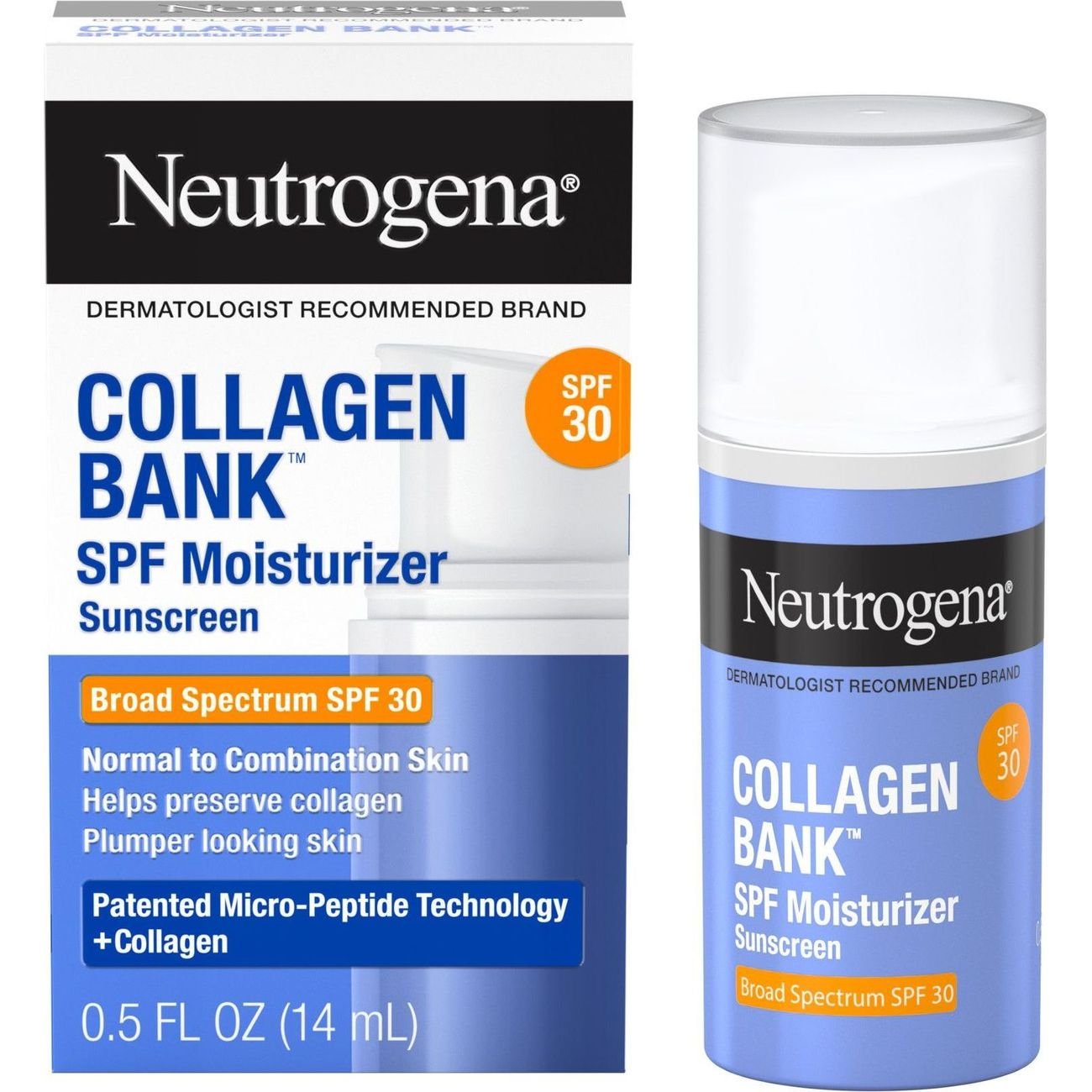 Neutrogena Collagen Bank Moisturizer Sunscreen - SPF 30