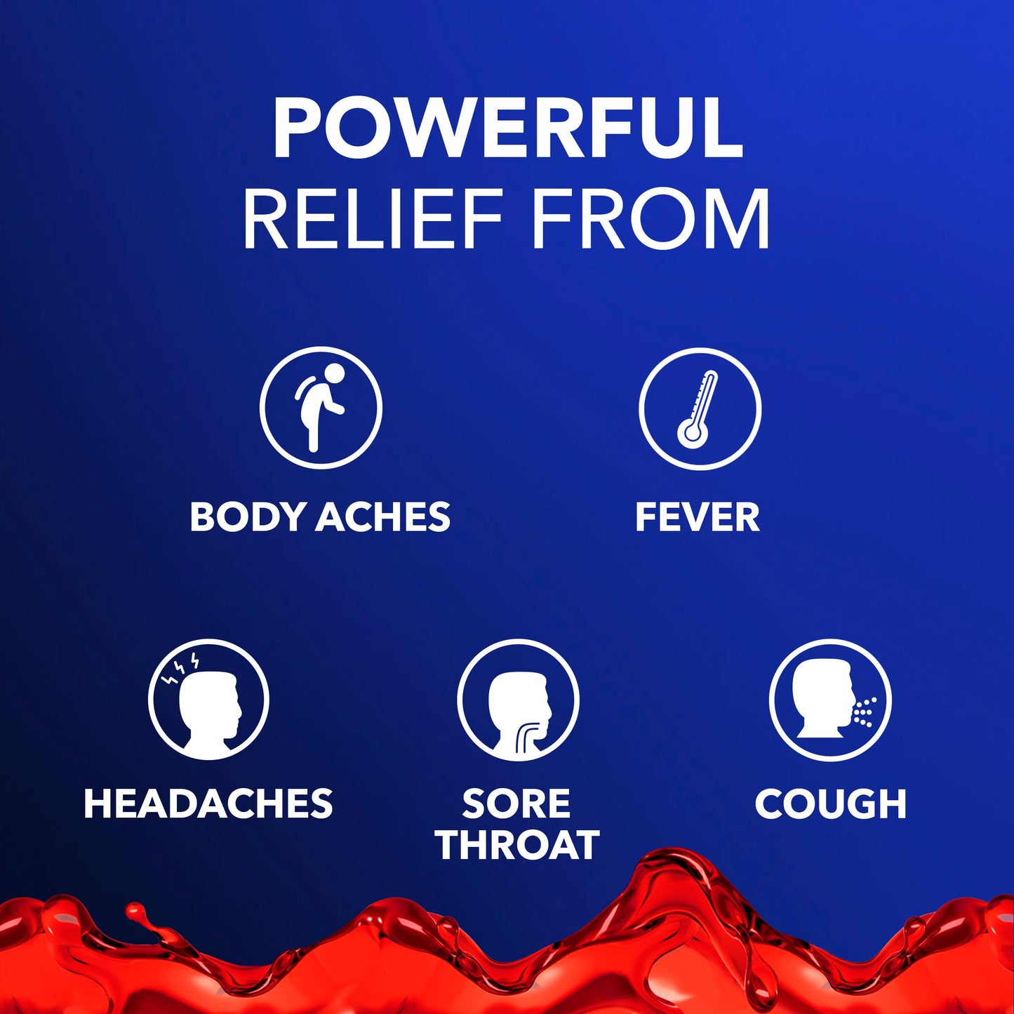 Vicks DayQuil & NyQuil Intense Flu Liquid, Over-the-Counter Medicine, Multi-Symptom Powerful Daytime & Nighttime 6 Hour Relief, Combo Pack, Cherry Flavor