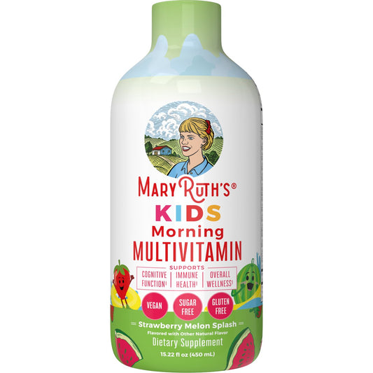 Mary Ruth's Kids' Liquid Morning Multivitamin - Strawberry Melon Splash