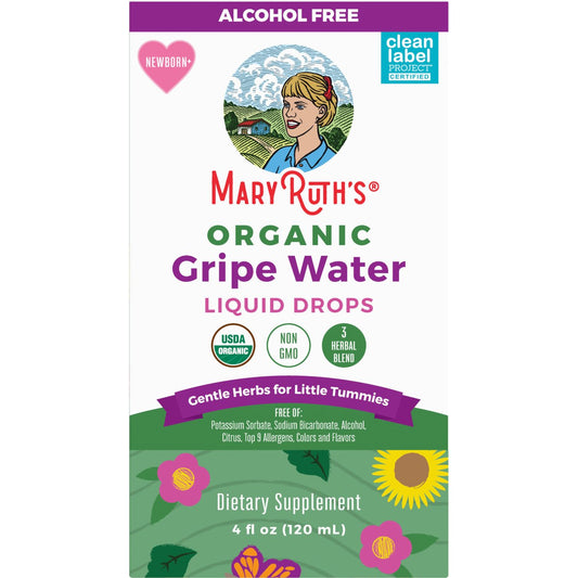 Mary Ruth's Organic Gripe Water Liquid Drops - Grape
