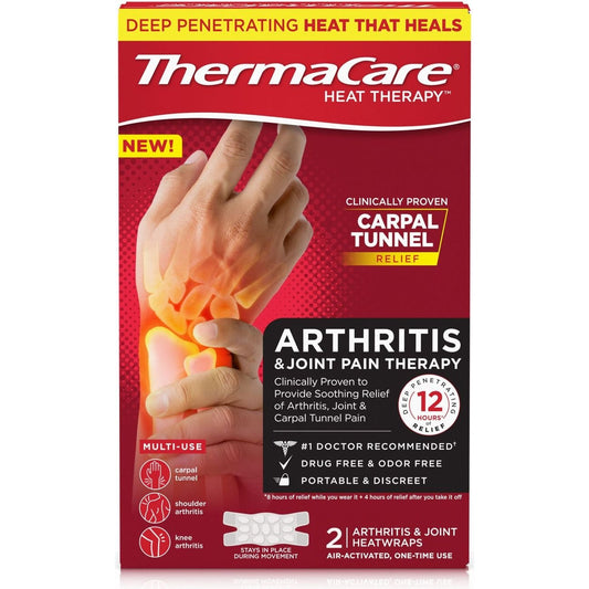 ThermaCare Heat Therapy Arthritis & Joint Pain Relief Wraps