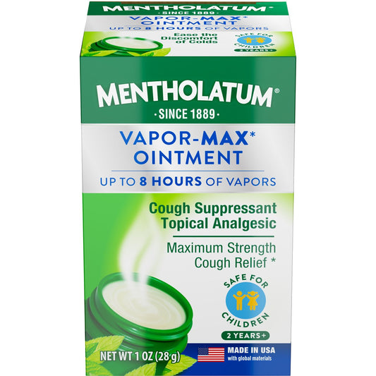 Mentholatum Vapor Max Ointment Chest Rub Cough Suppressant - Original