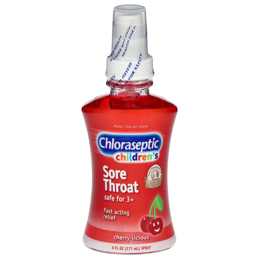 Chloraseptic Children's Sore Throat Relief Spray - Cherry