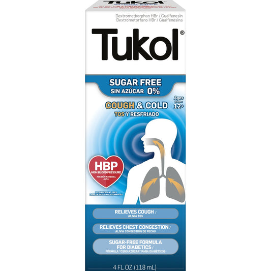 Tukol Sugar Free Cough & Cold Liquid for High Blood Pressure