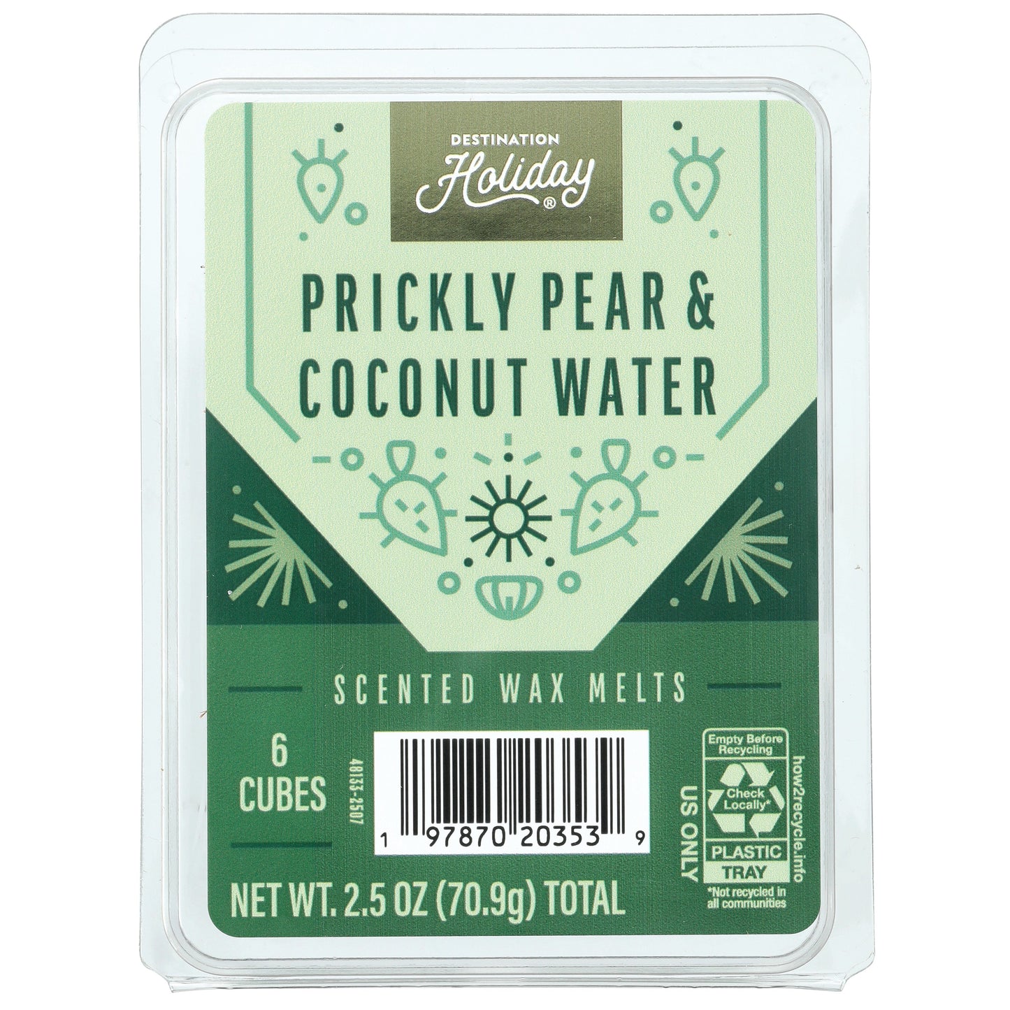 Destination Holiday Prickly Pear & Coconut Water Scented Wax Melts