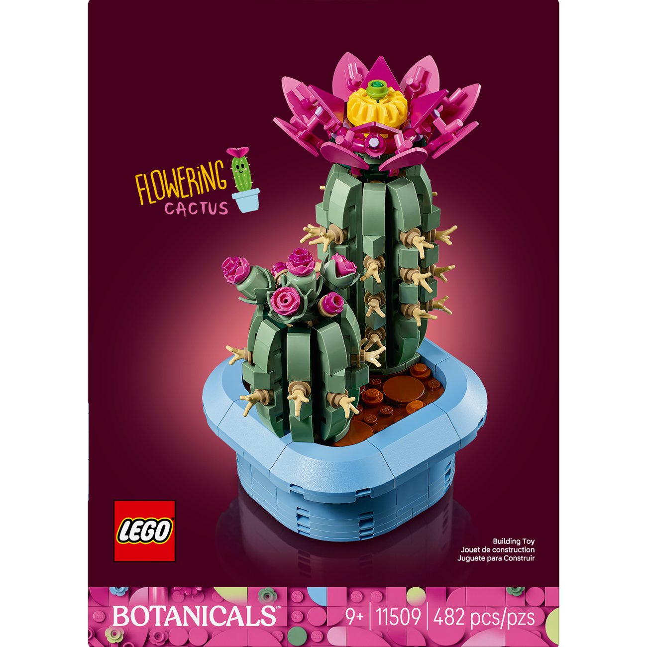 LEGO Botanicals Flowering Cactus Building Set