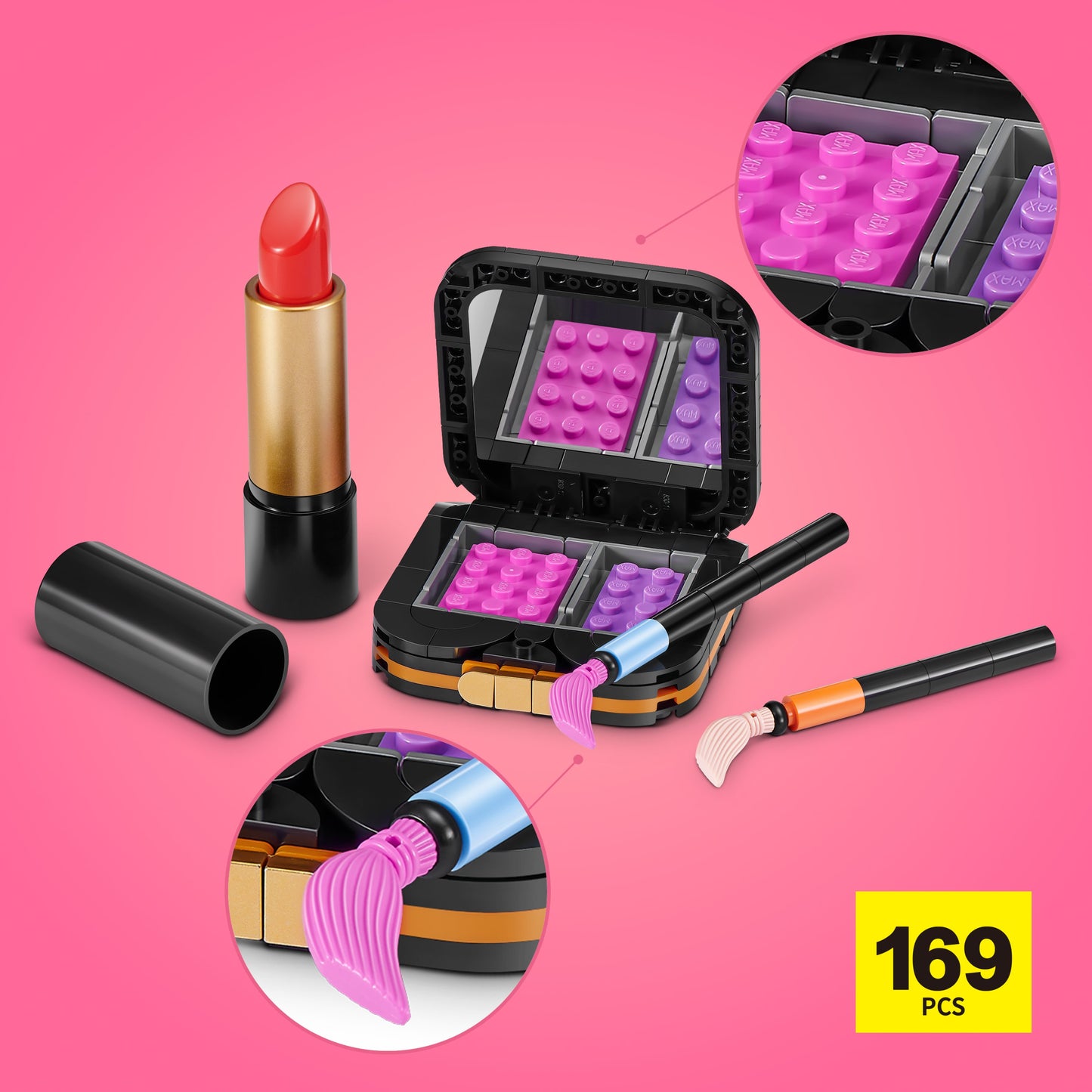 Zuru MAX Beauty Collection Building Set Capsule - Lip & Face Makeup Kit