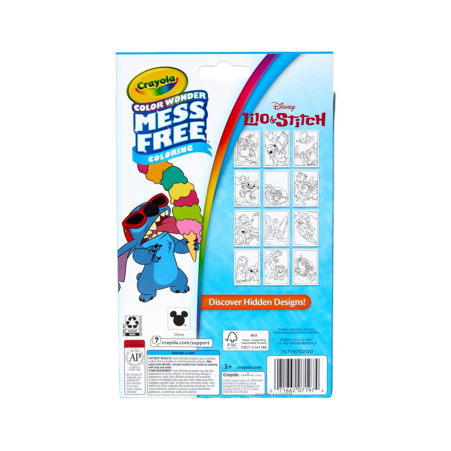 Crayola Lilo & Stitch Color Wonder Mini Box Set