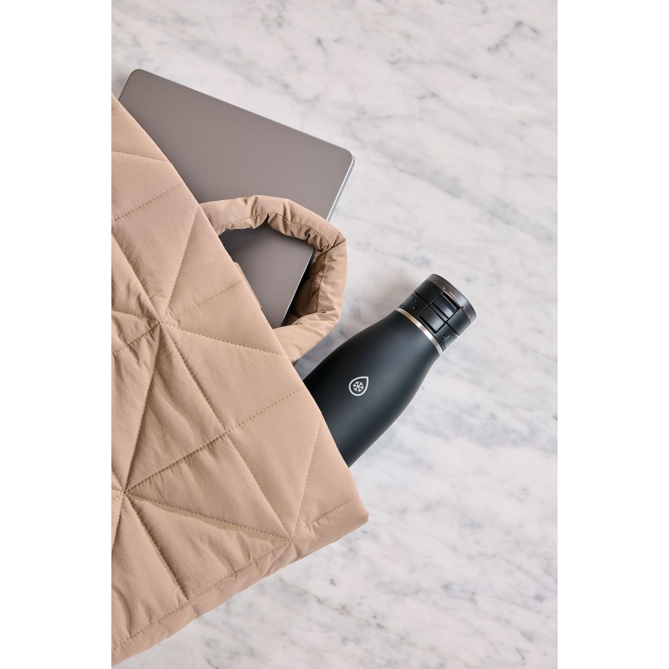 ThermoFlask Stainless Steel Traveler Bottle - Pitch Black