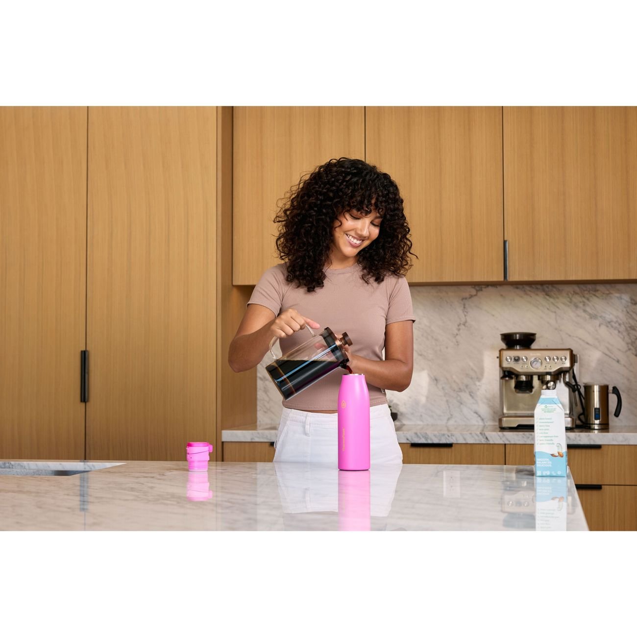 ThermoFlask Stainless Steel Traveler Bottle - Shocking Pink