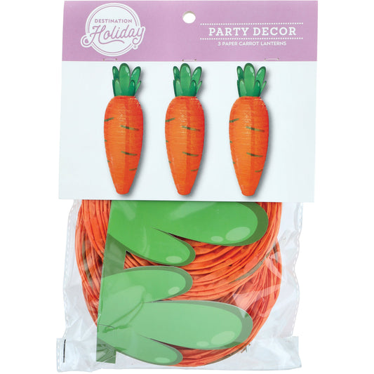 Destination Holiday Carrot Paper Lantern