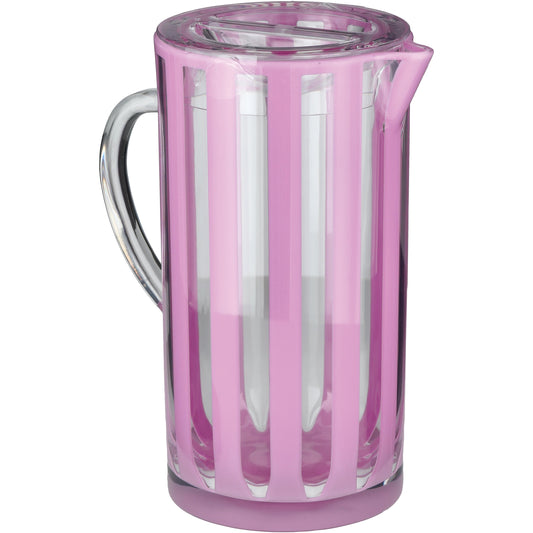 Destination Holiday Purple Stripe Pitcher