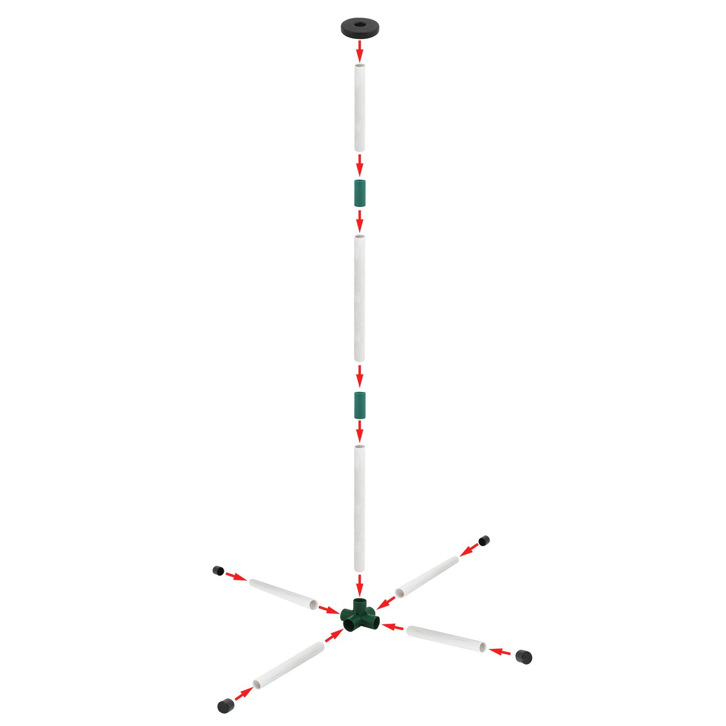 Banzai Bottle Jam Flying Disc Lawn Game