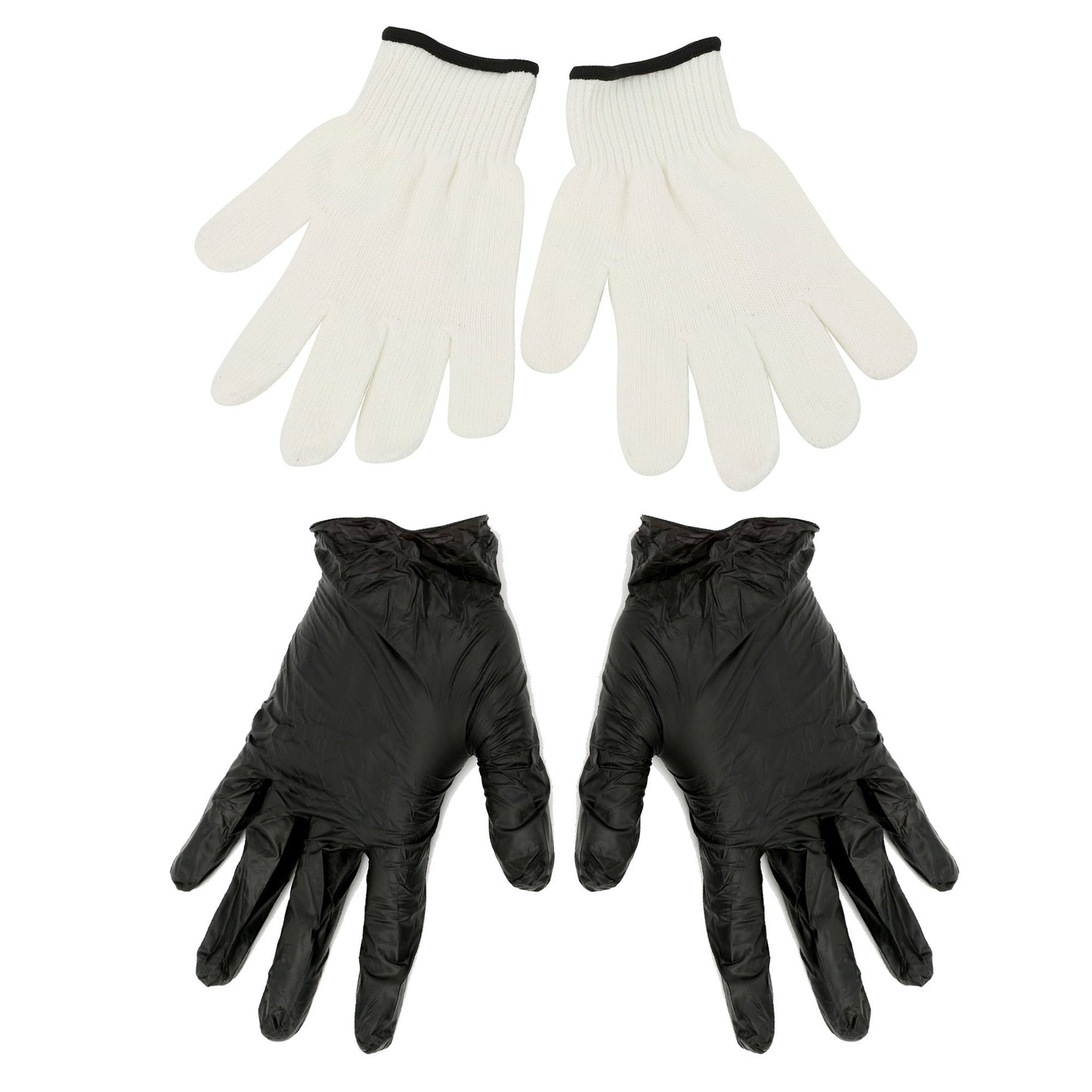 Mr. Bar-B-Q Nitrile Gloves and Reusable Glove Pair
