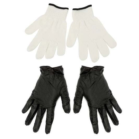 Mr. Bar-B-Q Nitrile Gloves and Reusable Glove Pair