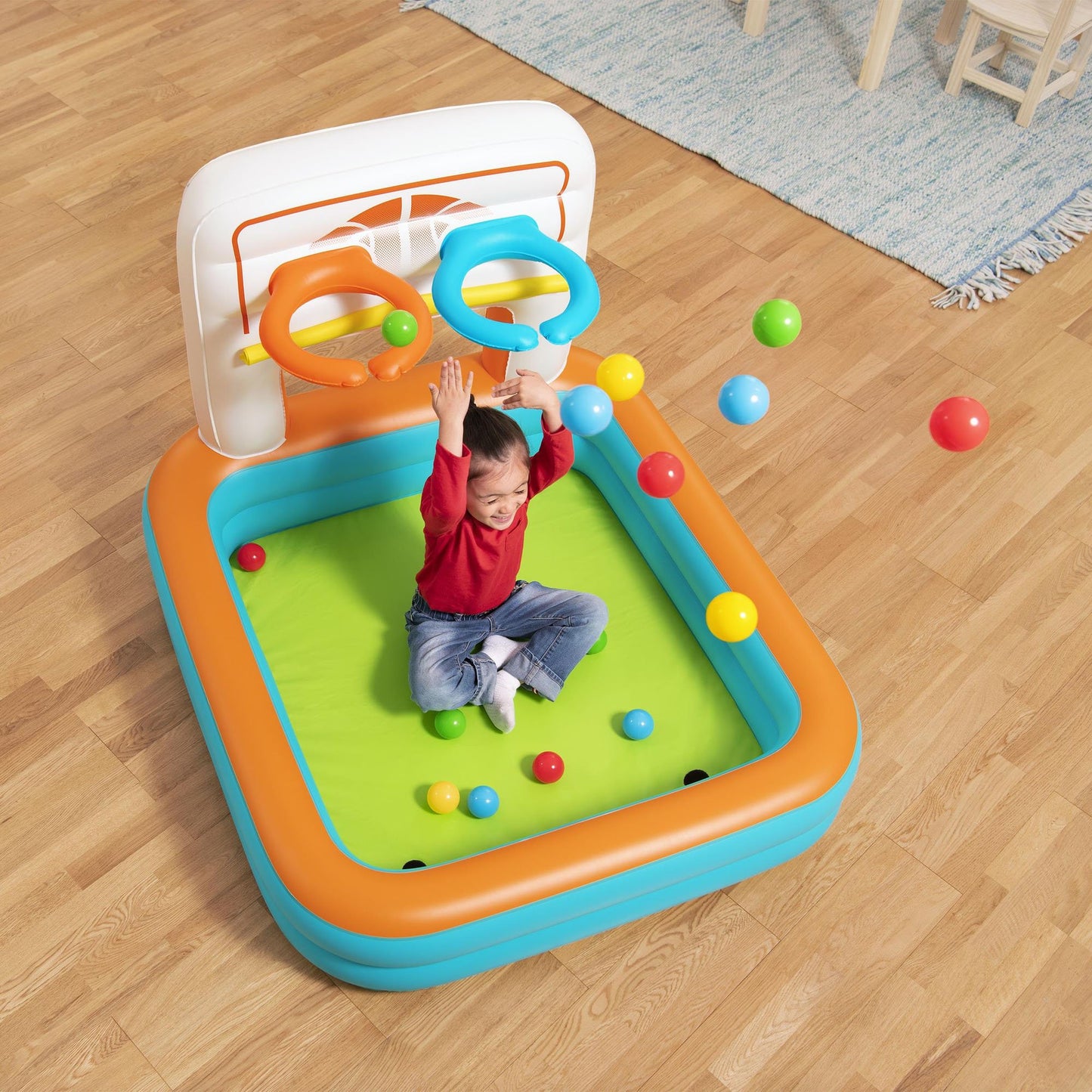 Bestway Kick 'N Swish 3 in 1 Multi-Use Ball Pit