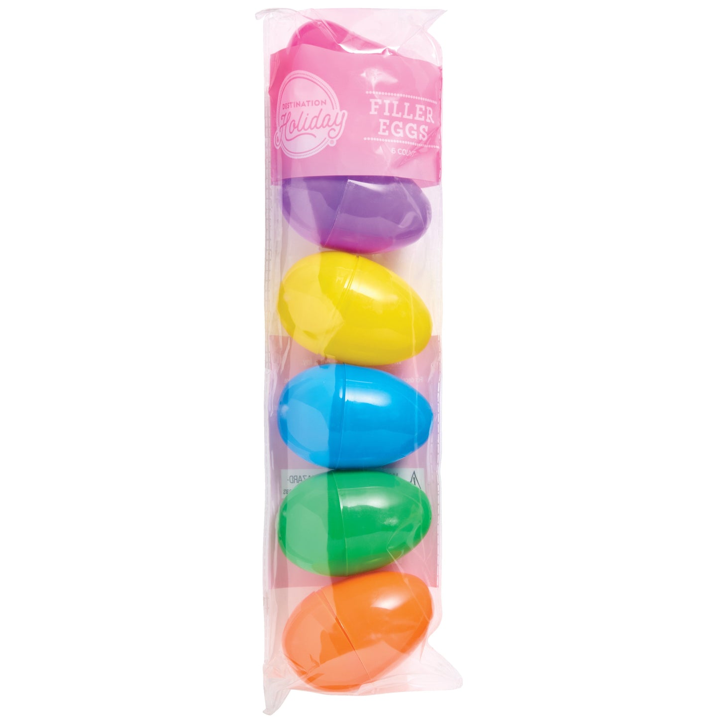 Destination Holiday Plastic Easter Filler Eggs - Bright Colors